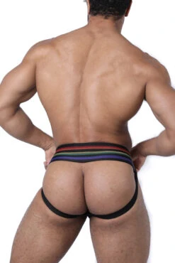 CellBlock 13 Tight End Jockstrap - Pride Black 5 CellBlock 13 Tight End Jockstrap - Pride Black -Men Swimwear Store 12216 30676.1652561638