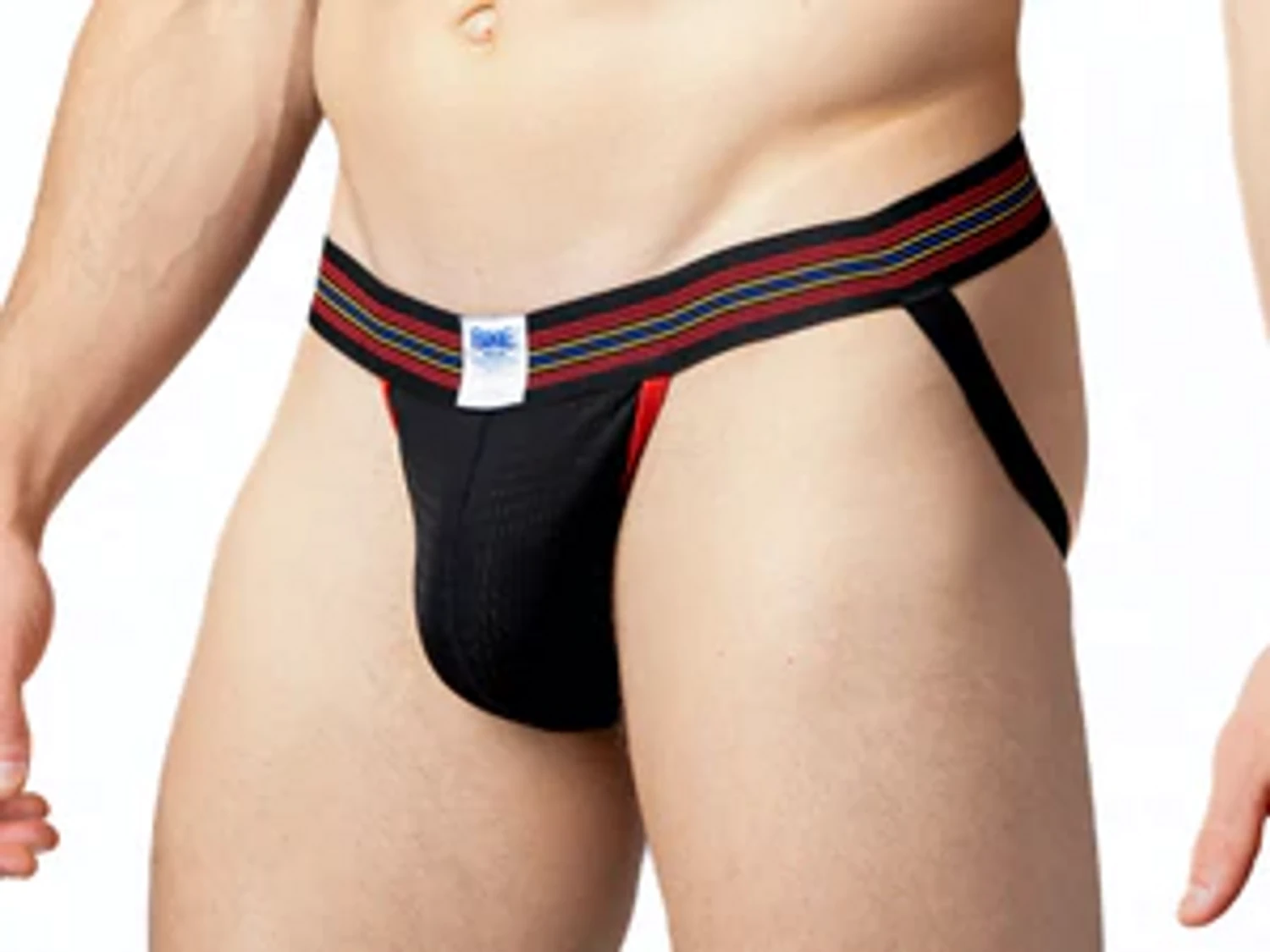 Bike Athletic Mesh Jockstrap - Black 3 Bike Athletic Mesh Jockstrap - Black - Image 3