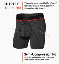 SAXX Kinetic HD - Boxer Brief - Gray Mini Stripe -Men Swimwear Store 12415 38784.1652561640