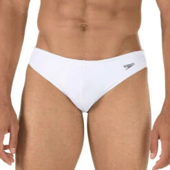 Men Swimwear Store 7 Speedo - Fitness Solar 1" Brief - White