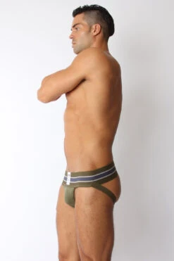 CellBlock 13 Tight End Jockstrap - Army Green -Men Swimwear Store 2897 73535.1661908199