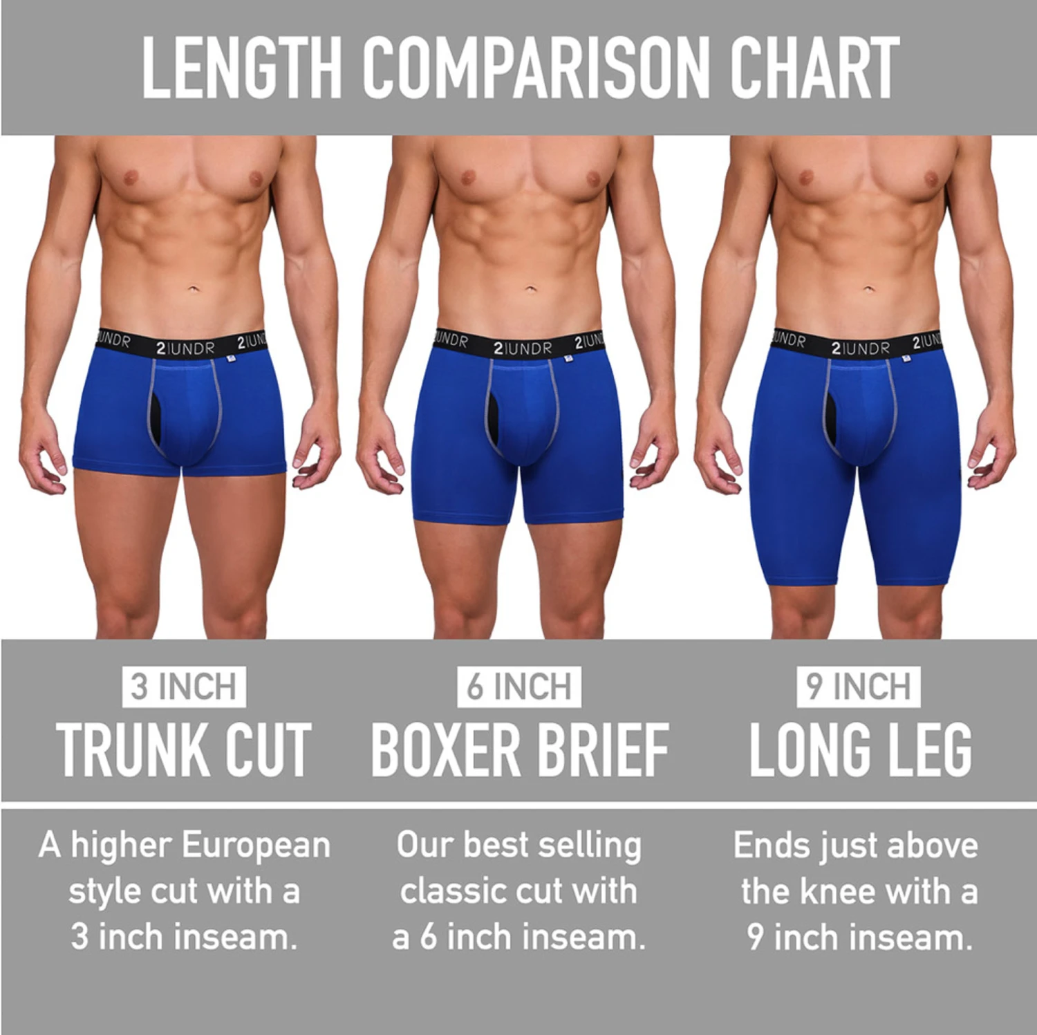 2UNDR - Swing Shift Boxer Brief - Orange/Gray 2 2UNDR - Swing Shift Boxer Brief - Orange/Gray - Image 2