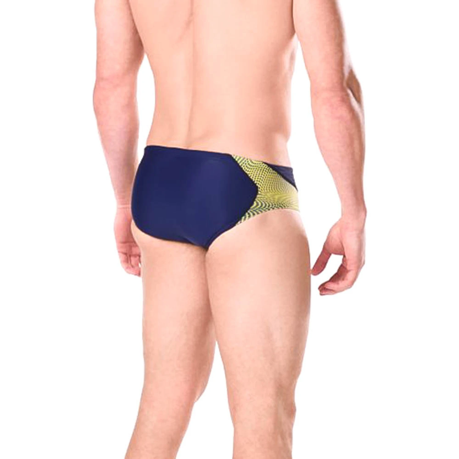 Speedo Hydro Amp Powerflex Eco Brief - Navy/Gold 2 Speedo Hydro Amp Powerflex Eco Brief - Navy/Gold - Image 2