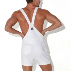 Code 22 - Overall Shorts - White 7 Code 22 - Overall Shorts - White -Men Swimwear Store 58171 B 11486.1683928337