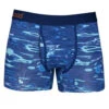 Wood - Boxer Brief W/ Fly - Blue Liquid