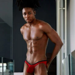 Gregg Homme - Starr Thong - Red -Men Swimwear Store 62471 LS 01780.1677790365