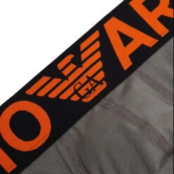 Giorgio Armani Emporio Armani - Mega Logo Brief - Pewter -Men Swimwear Store 63211 D 41674.1669947258