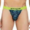 Papi - Print Jockstrap - Lime Glitch
