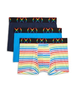 2(x)ist - (x) Pride Mesh Trunk 3-Pack - Rainbow Band