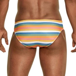 Speedo - Printed One Swim Brief - Vibe Stripe -Men Swimwear Store 64486 B 55348.1679884424