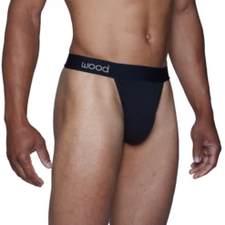 Wood - Specialty Thong - Black -Men Swimwear Store 64874 S2 42451.1666135804