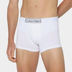 Calvin Klein - Reimagined Heritage Trunk - White -Men Swimwear Store 65338 S 48693.1661971776