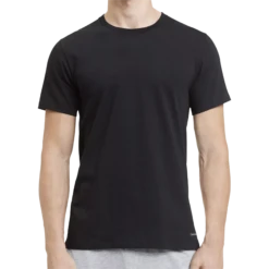Calvin Klein - 5-Pack Cotton Classics Crew Neck T-Shirt - Wt/Gry/Bk -Men Swimwear Store 66200 F4 19327.1670629680