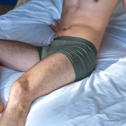 Billybelt - Organic Boxer Briefs - Mottled Khaki -Men Swimwear Store 66417 D 15203.1667260824