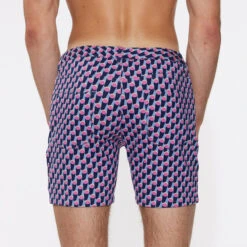 St33le Limited Edition 5" Stretch Knit Shorts - Cylinder Shadow -Men Swimwear Store 66941 B 52133.1680895296