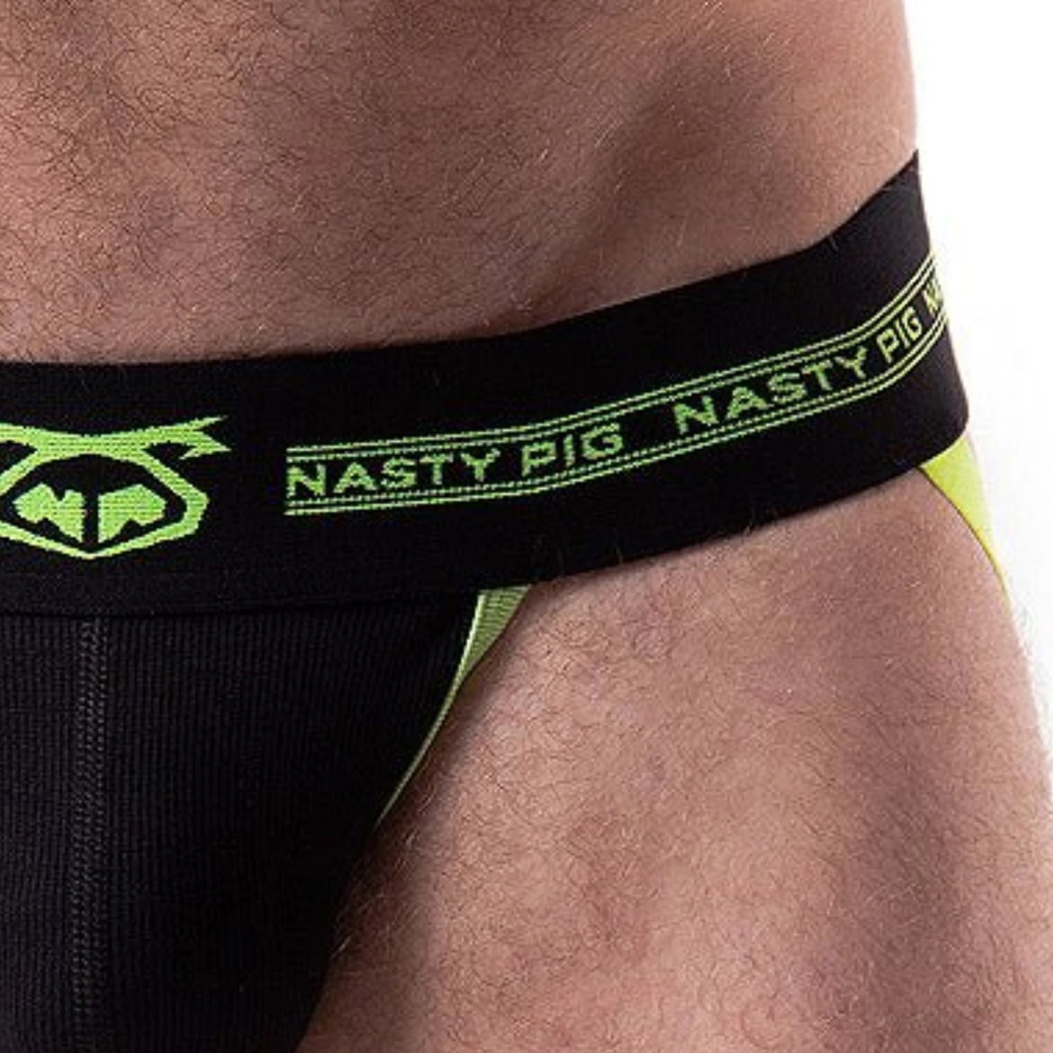 Nasty Pig - Core Jockstrap - Black/Acid Lime 4 Nasty Pig - Core Jockstrap - Black/Acid Lime - Image 4