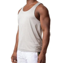 Nasty Pig - Revers Reversible Tank Top - Heather Grey/Black -Men Swimwear Store 67169 S2 35732.1685143602