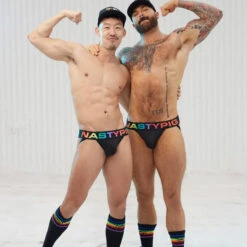 Nasty Pig - Pride Jockstrap 2.0 - Black -Men Swimwear Store 67195 LS 94170.1686871852