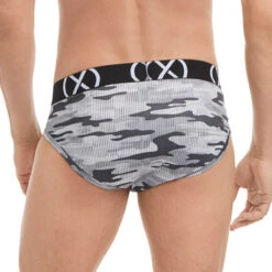 2(x)ist - (X) Sport Low Rise Brief 3-Pack - Black/Lead/Camo Gray -Men Swimwear Store 67417 B 46256.1675200192