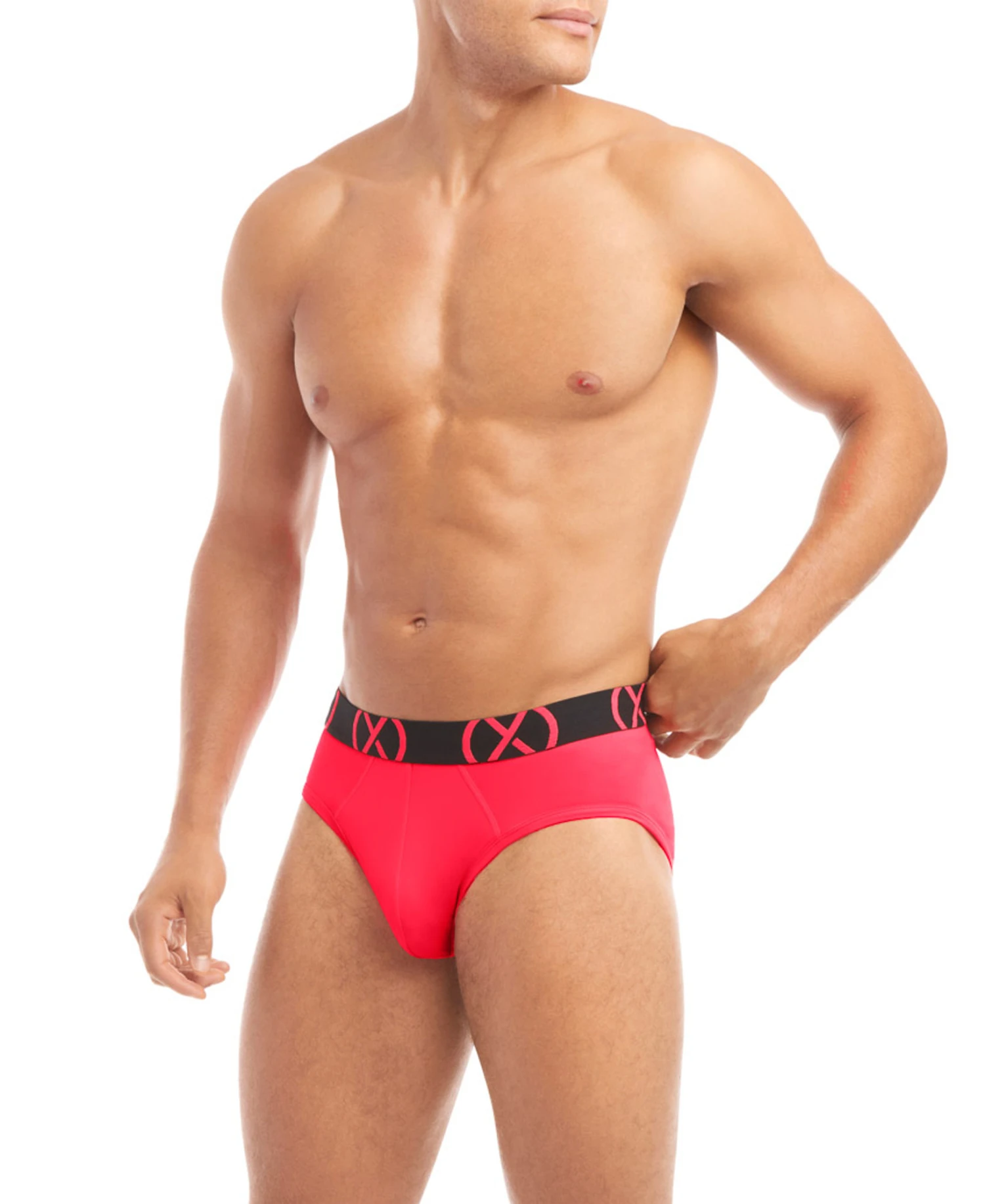 2(x)ist - (X) Sport Low Rise Brief 3-Pack - Blue/Green/Pink 3 2(x)ist - (X) Sport Low Rise Brief 3-Pack - Blue/Green/Pink - Image 3