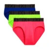 2(x)ist - (X) Sport Mesh Low Rise Brief 3-Pack - Blue/Green/Pink