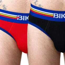 Bike - Solid Cotton Brief - Black -Men Swimwear Store 68074 D 69502.1675206132