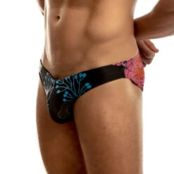 Jack Adams - Second Skin Swimsuit Bikini - Japanese Flower Black