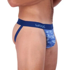 Wood - Jock Strap - Blue Camo -Men Swimwear Store 68414 S 07322.1680046169