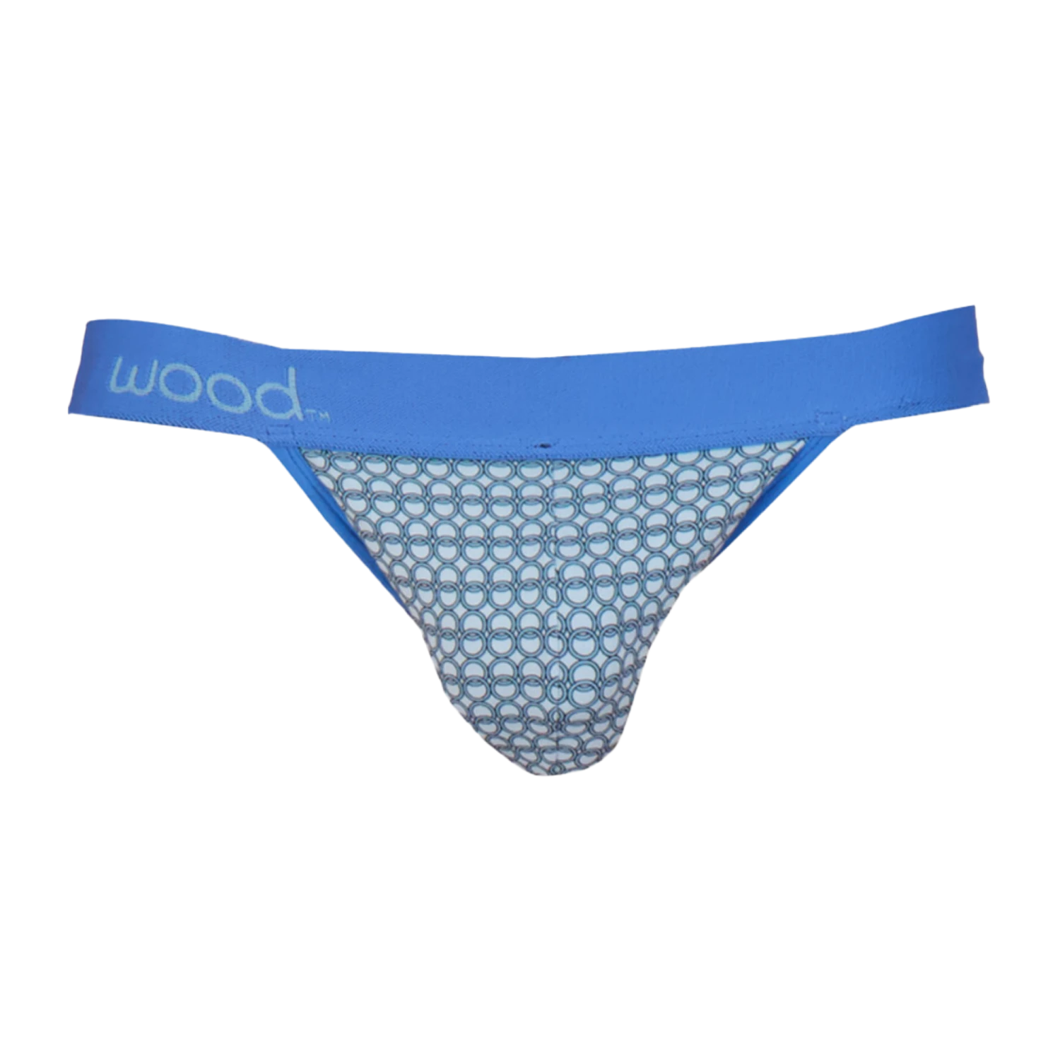 Wood - Jockstrap - Steel Blue Rings 1 Wood - Jockstrap - Steel Blue Rings