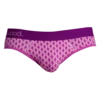 Wood - Hip Brief - Purple Interlock