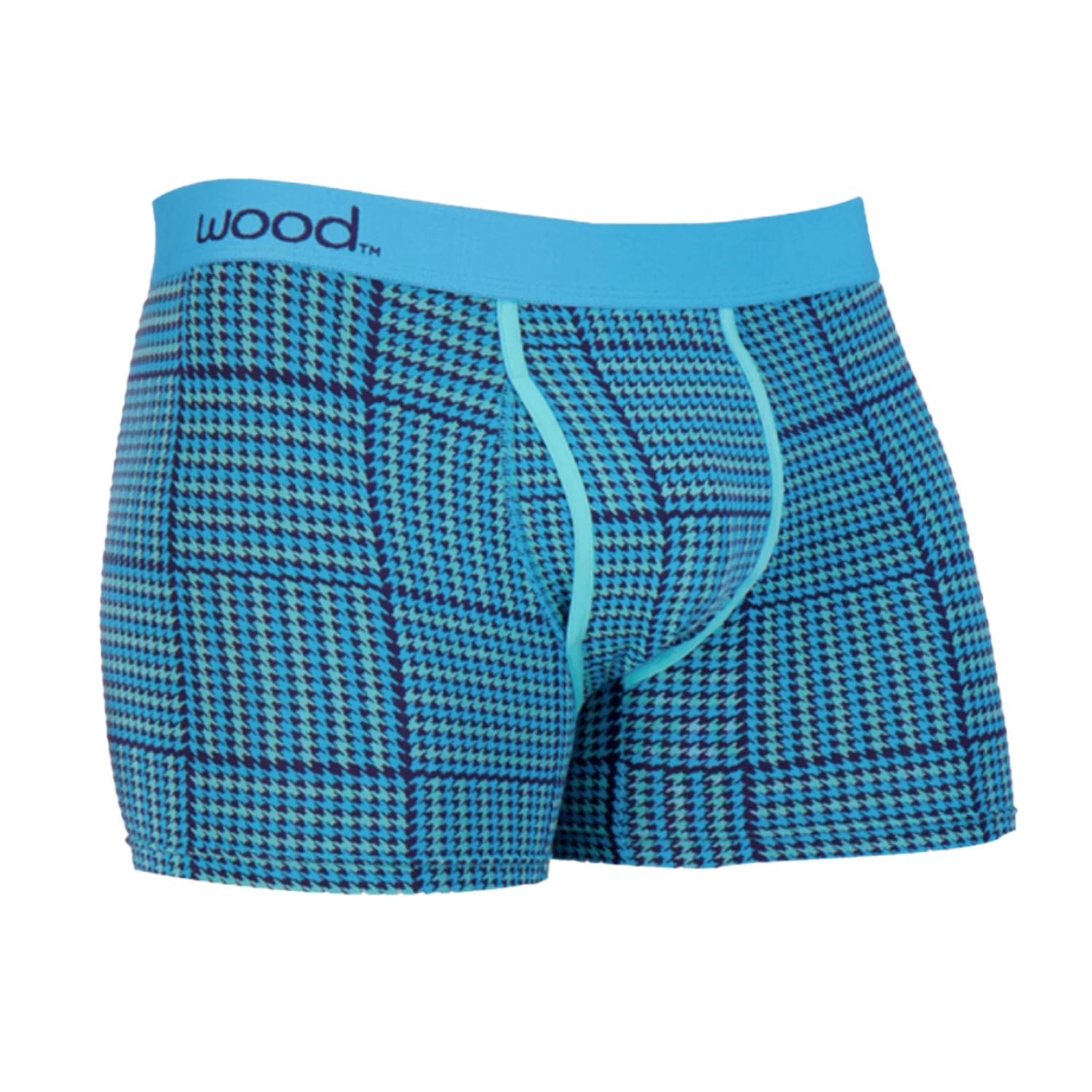 Wood - Boxer Brief W/ Fly - Blue Hound Weave 1 Wood - Boxer Brief W/ Fly - Blue Hound Weave