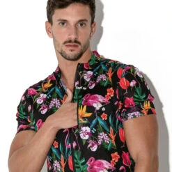 Code 22 - Vivid Jumpsuit - Flamingos -Men Swimwear Store 68507 D 90797.1684193660
