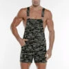 Code 22 - Overall Shorts - Camo Grey