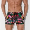 Code 22 - Vivid Micro Shorts - Flamingos