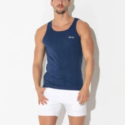 Code 22 - Basic Tank Top - Navy -Men Swimwear Store 68560 LS2 58416.1684209669