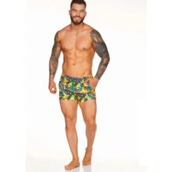 GIGO - Swim Short - Macaws Yellow -Men Swimwear Store 68829 LS 28745.1683691267
