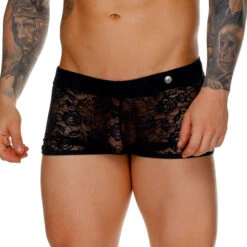 GIGO - Male Lace HotShort - Black