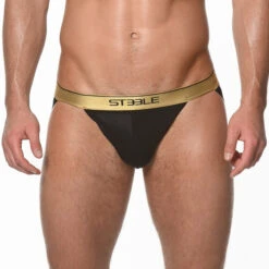 St33le - Bamboo Low Rise Jockstrap - Black
