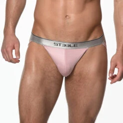 St33le - Bamboo Low Rise Jockstrap - Petal Blush