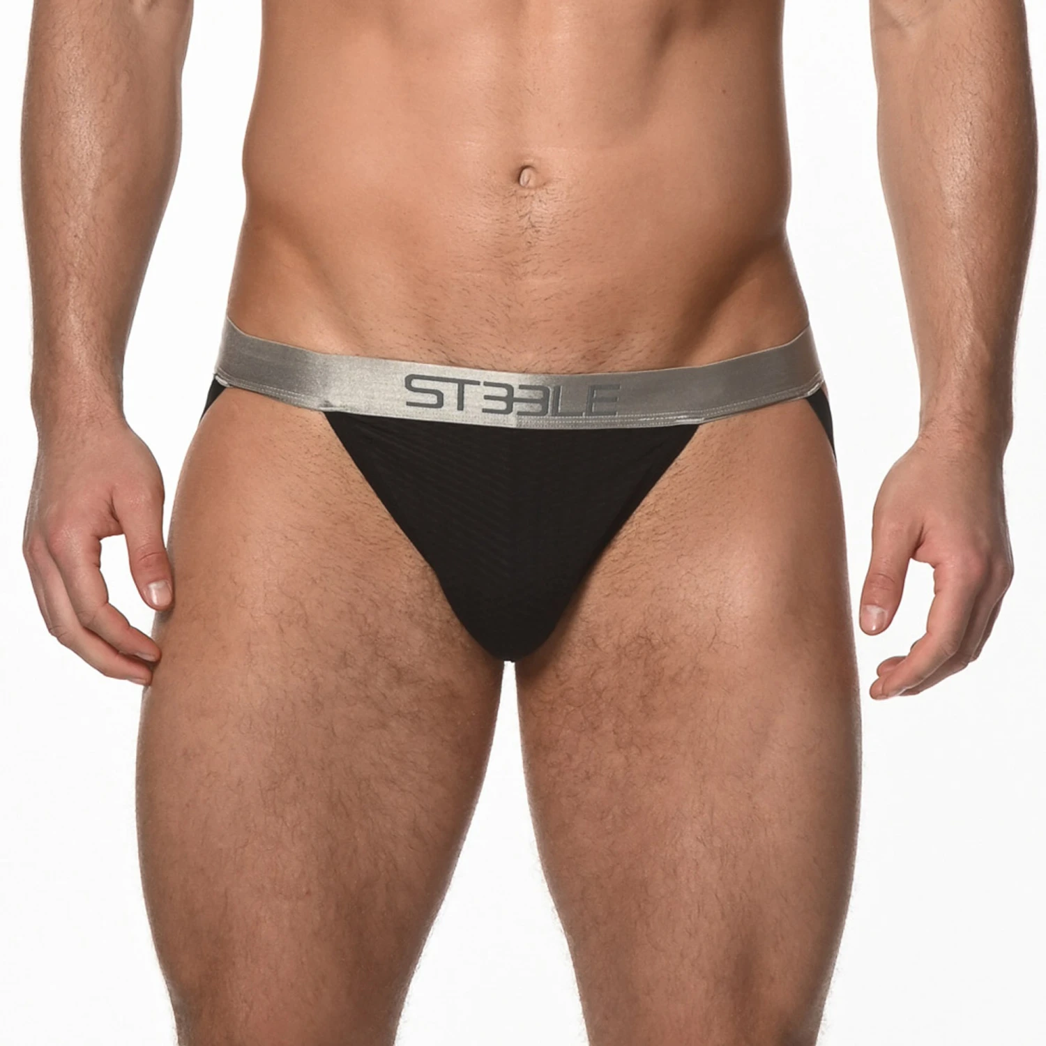 St33le - Diamond Mesh Jockstrap - Black 1 St33le - Diamond Mesh Jockstrap - Black