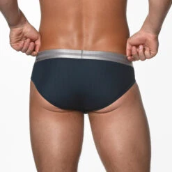 St33le - Diamond Mesh Briefs - Petrol -Men Swimwear Store 68993 B 18022.1689132792