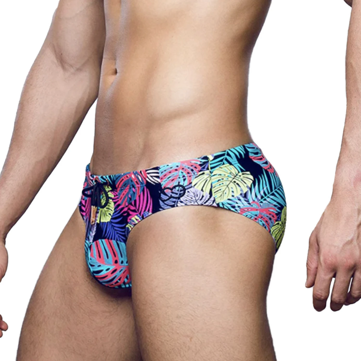 2eros - V10 Print Swim Brief - Monstera Black 3 2eros - V10 Print Swim Brief - Monstera Black - Image 3