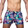 2eros - S50 Print Swimshort - Monstera Black