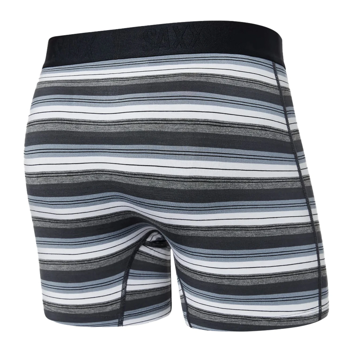 SAXX - VIBE Super Soft Boxer Brief - Freehand Stripe Grey 2 SAXX - VIBE Super Soft Boxer Brief - Freehand Stripe Grey - Image 2
