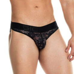 GIGO - Redemotion Lace Brief - Black -Men Swimwear Store 70178 F 17851.1682639493