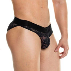 GIGO - Redemotion Lace Brief - Black -Men Swimwear Store 70178 S 08849.1682639489