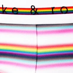 Parke & Ronan - Pride Prism Stripe Brief - White 9 Parke & Ronan - Pride Prism Stripe Brief - White -Men Swimwear Store 70327 D 49866.1684969218