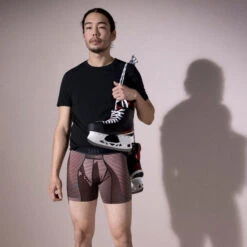 SAXX - Kinetic Light Compression Mesh - Optic Mountain/Dark Brick -Men Swimwear Store 71320 LS 56868.1692658914