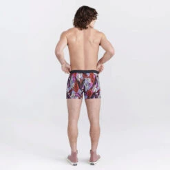 SAXX - VIBE 2-Pack Super Soft Boxer Brief - Tropic Jungle/Asher Waistband -Men Swimwear Store 71372 LS2 67531.1692655284