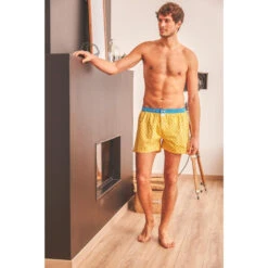 Billybelt Organic Boxer - Yellow Peacock -Men Swimwear Store 9746 28940.1652561627